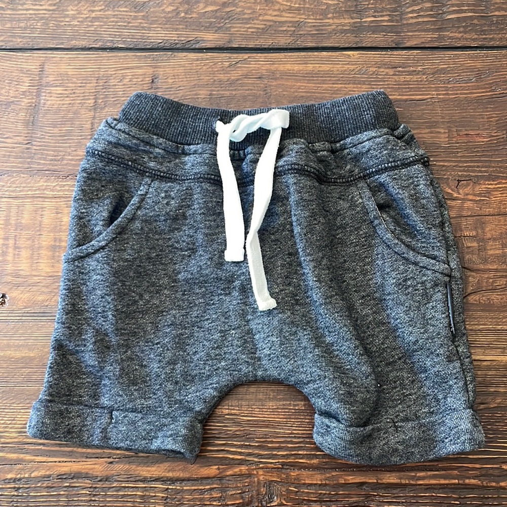 NWOT little Bipsy harem black wash shorts. Super soft with pockets!